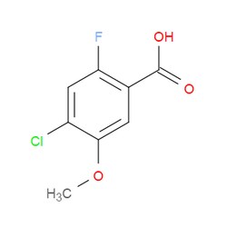 Aobchem&nbsp;4-Chloro-2-fluoro-5-methoxybenzoic acid | ≥95% | CAS 146447-10-1 | C8H6ClFO3 | 250mg