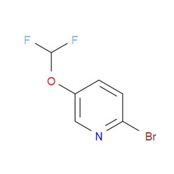 Aobchem&nbsp;2-Bromo-5-(difluoromethoxy)pyridine | ≥97% | CAS 845827-14-7 | C6H4BrF2NO | 1g