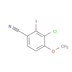 Aobchem&nbsp;3-Chloro-2-iodo-4-methoxybenzonitrile | ≥95% | CAS 2386149-90-0 | C8H5ClINO | 1g