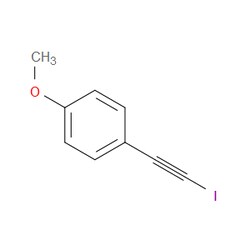 Aobchem&nbsp;1-(Iodoethynyl)-4-methoxybenzene | ≥95% | CAS 61926-37-2 | C9H7IO | 250mg