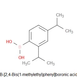 Aobchem&nbsp;B-[2 4-Bis(1-methylethyl)phenyl]boronic acid | ≥95% | CAS 1311185-35-9 | C12H19BO2 | 250mg