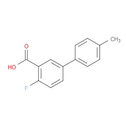Aobchem&nbsp;4-Fluoro-4 -methyl-[1 1 -biphenyl]-3-carboxylic acid | ≥97% | CAS 1183641-87-3 | C14H11FO2 | 1g