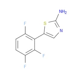 Aobchem&nbsp;5-(2 3 6-Trifluorophenyl)thiazol-2-amine | ≥95% | CAS 2734776-80-6 | C9H5F3N2S | 1g