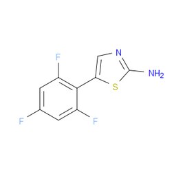 Aobchem&nbsp;5-(2 4 6-Trifluorophenyl)thiazol-2-amine | ≥97% | CAS 1182926-20-0 | C9H5F3N2S | 250mg