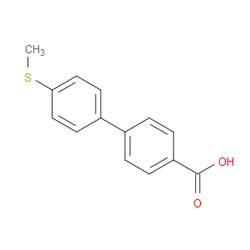 Aobchem&nbsp;4 -(Methylthio)-[1 1 -biphenyl]-4-carboxylic acid | ≥95% | CAS 728918-90-9 | C14H12O2S | 1g