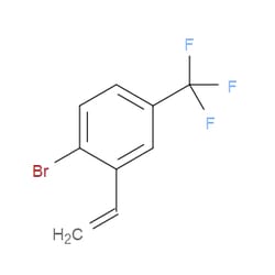 Aobchem&nbsp;1-Bromo-4-(trifluoromethyl)-2-vinylbenzene | ≥95% | CAS 1263772-10-6 | C9H6BrF3 | 1g