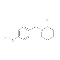 Aobchem&nbsp;1-[(4-Methoxyphenyl)methyl]-2-piperidinone | ≥95% | CAS 128773-73-9 | C13H17NO2 | 250mg