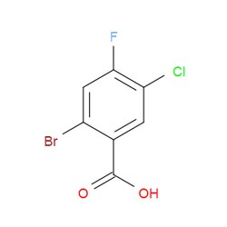 Aobchem&nbsp;2-Bromo-5-chloro-4-fluorobenzoic acid | ≥97% | CAS 1519109-81-9 | C7H3BrClFO2 | 1g
