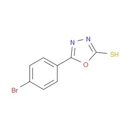 Aobchem&nbsp;5-(4-Bromophenyl)-1 3 4-oxadiazole-2-thiol | ≥95% | CAS 41421-19-6 | C8H5BrN2OS | 500mg