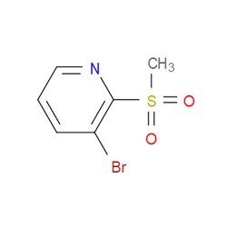Aobchem&nbsp;3-Bromo-2-(methylsulfonyl)pyridine | ≥97% | CAS 1209459-95-9 | C6H6BrNO2S | 500mg