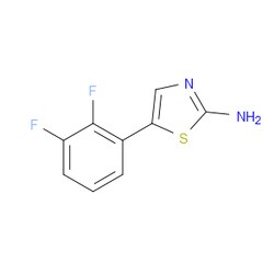 Aobchem&nbsp;5-(2 3-Difluorophenyl)thiazol-2-amine | ≥97% | CAS 1340417-36-8 | C9H6F2N2S | 500mg