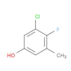 Aobchem&nbsp;3-Chloro-4-fluoro-5-methylphenol | ≥97% | CAS 1784533-88-5 | C7H6ClFO | 1g