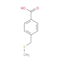 Aobchem&nbsp;4-[(Methylthio)methyl]benzoic acid | ≥95% | CAS 67003-48-9 | C9H10O2S | 250mg