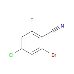 Aobchem&nbsp;2-Bromo-4-chloro-6-fluorobenzonitrile | ≥97% | CAS 858414-22-9 | C7H2BrClFN | 500mg