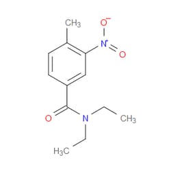Aobchem&nbsp;N N-diethyl-4-methyl-3-nitrobenzamide | ≥97% | CAS 330467-49-7 | C12H16N2O3 | 250mg