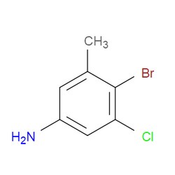 Aobchem&nbsp;4-Bromo-3-chloro-5-methylaniline | ≥97% | CAS 1253907-90-2 | C7H7BrClN | 500mg