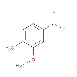 Aobchem&nbsp;4-(Difluoromethyl)-2-methoxy-1-methylbenzene | ≥97% | CAS 1261500-13-3 | C9H10F2O | 250mg