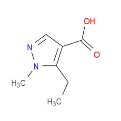 Aobchem&nbsp;5-Ethyl-1-methyl-1H-pyrazole-4-carboxylic acid | ≥97% | CAS 1007541-96-9 | C7H10N2O2 | 1g