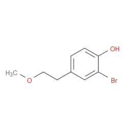 Aobchem&nbsp;2-Bromo-4-(2-methoxyethyl)phenol | ≥97% | CAS 91376-21-5 | C9H11BrO2 | 1g