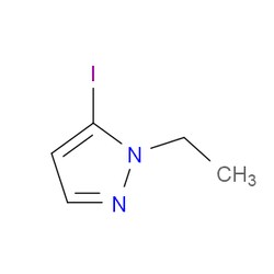 Aobchem&nbsp;1-Ethyl-5-iodo-1H-pyrazole | ≥97% | CAS 1392274-29-1 | C5H7IN2 | 1g