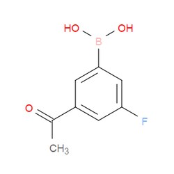Aobchem&nbsp;(3-Acetyl-5-fluorophenyl)boronic acid | ≥97% | CAS 2002406-01-9 | C8H8BFO3 | 1g