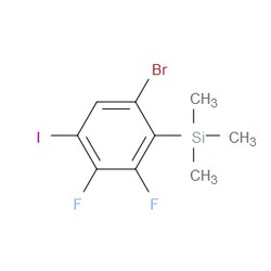 Aobchem&nbsp;(6-Bromo-2 3-difluoro-4-iodophenyl)trimethylsilane | ≥97% | CAS 2734773-01-2 | C9H10BrF2ISi | 1g