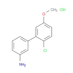 Aobchem&nbsp;[1 1 -Biphenyl]-3-amine  2 -chloro-5 -methoxy-  hydrochloride (1 1) | ≥97% | CAS 1355248-17-7 | 5g