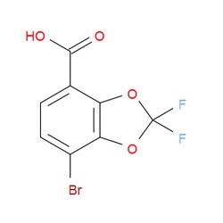 Aobchem&nbsp;7-Bromo-2 2-difluorobenzo[d][1 3]dioxole-4-carboxylic acid | ≥95% | CAS 663933-99-1 | C8H3BrF2O4 | 250mg
