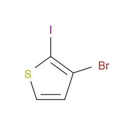 Aobchem&nbsp;3-Bromo-2-iodothiophene | ≥97% | CAS 60404-24-2 | C4H2BrIS | 500mg