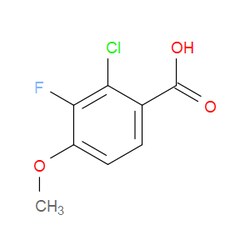 Aobchem&nbsp;2-Chloro-3-fluoro-4-methoxybenzoic acid | ≥97% | CAS 1824142-37-1 | C8H6ClFO3 | 250mg