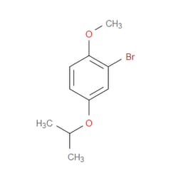 Aobchem&nbsp;2-Bromo-4-isopropoxy-1-methoxybenzene | ≥97% | CAS 124764-38-1 | C10H13BrO2 | 500mg