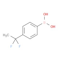 Aobchem&nbsp;(4-(1 1-Difluoroethyl)phenyl)boronic acid | ≥95% | CAS 1162257-36-4 | C8H9BF2O2 | 250mg