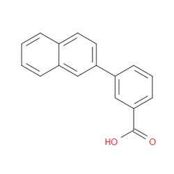 Aobchem&nbsp;3-(Naphthalen-2-yl)benzoic acid | ≥95% | CAS 168618-46-0 | C17H12O2 | 1g