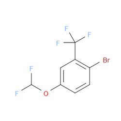 Aobchem&nbsp;1-Bromo-4-(difluoromethoxy)-2-(trifluoromethyl)benzene | ≥97% | CAS 1805524-34-8 | C8H4BrF5O | 500mg