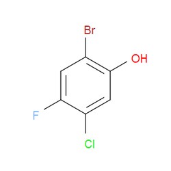 Aobchem&nbsp;2-Bromo-5-chloro-4-fluorophenol | ≥97% | CAS 181288-96-0 | C6H3BrClFO | 500mg