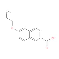 Aobchem&nbsp;6-Propoxy-2-naphthoic acid | ≥97% | CAS 561013-50-1 | C14H14O3 | 250mg