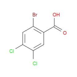 Aobchem&nbsp;2-Bromo-4 5-dichlorobenzoic acid | ≥97% | CAS 93361-95-6 | C7H3BrCl2O2 | 1g