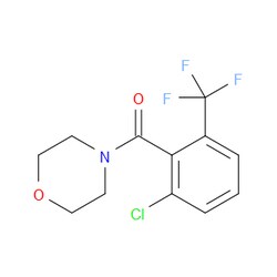 Aobchem&nbsp;(2-Chloro-6-(trifluoromethyl)phenyl)(morpholino)methanone | ≥97% | CAS 2379322-46-8 | C12H11ClF3NO2 | 250mg