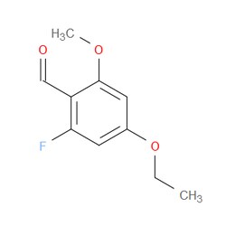 Aobchem&nbsp;4-Ethoxy-2-fluoro-6-methoxybenzaldehyde | ≥97% | CAS 2384420-15-7 | C10H11FO3 | 5g