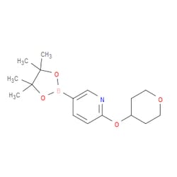 Aobchem&nbsp;2-(Tetrahydro-2H-pyran-4-yloxy)pyridine-5-boronic acid  pinacol ester | ≥95% | CAS 910036-98-5 | C16H24BNO4 | 5g