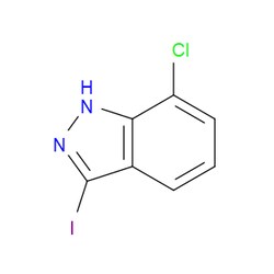 Aobchem&nbsp;7-Chloro-3-iodo-1H-indazole | ≥97% | CAS 885522-00-9 | C7H4ClIN2 | 1g