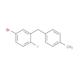 Aobchem&nbsp;4-Bromo-1-fluoro-2-(4-methylbenzyl)benzene | ≥97% | CAS 1776111-97-7 | C14H12BrF | 500mg