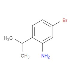 Aobchem&nbsp;5-Bromo-2-isopropylaniline | ≥95% | CAS 923148-28-1 | C9H12BrN | 250mg