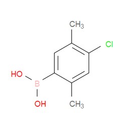 Aobchem&nbsp;(4-Chloro-2 5-dimethylphenyl)boronic acid | ≥97% | CAS 1350512-30-9 | C8H10BClO2 | 500mg
