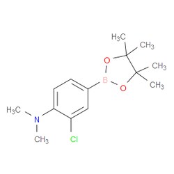 Aobchem&nbsp;3-Chloro-4-(N N-dimethylamino)phenylboronic acid pinacol ester | ≥97% | CAS 1613259-65-6 | C14H21BClNO2 | 500mg