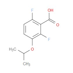 Aobchem&nbsp;2 6-Difluoro-3-isopropoxybenzoic acid | ≥97% | CAS 2643368-40-3 | C10H10F2O3 | 1g