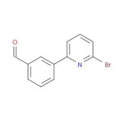 Aobchem&nbsp;3-(6-Bromo-pyridin-2-yl)benzaldehyde | ≥97% | CAS 868992-04-5 | C12H8BrNO | 250mg