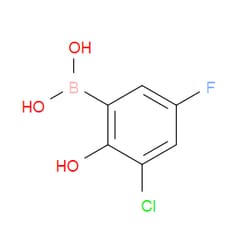 Aobchem&nbsp;3-Chloro-5-fluoro-2-hydroxyphenylboronic acid | ≥97% | CAS 2121515-30-6 | C6H5BClFO3 | 250mg