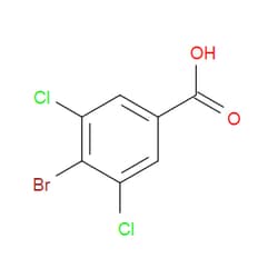Aobchem&nbsp;4-Bromo-3 5-dichlorobenzoic acid | ≥97% | CAS 117738-75-7 | C7H3BrCl2O2 | 5g