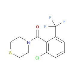 Aobchem&nbsp;(2-Chloro-6-(trifluoromethyl)phenyl)(thiomorpholino)methanone | ≥97% | CAS 2379321-75-0 | C12H11ClF3NOS | 5g